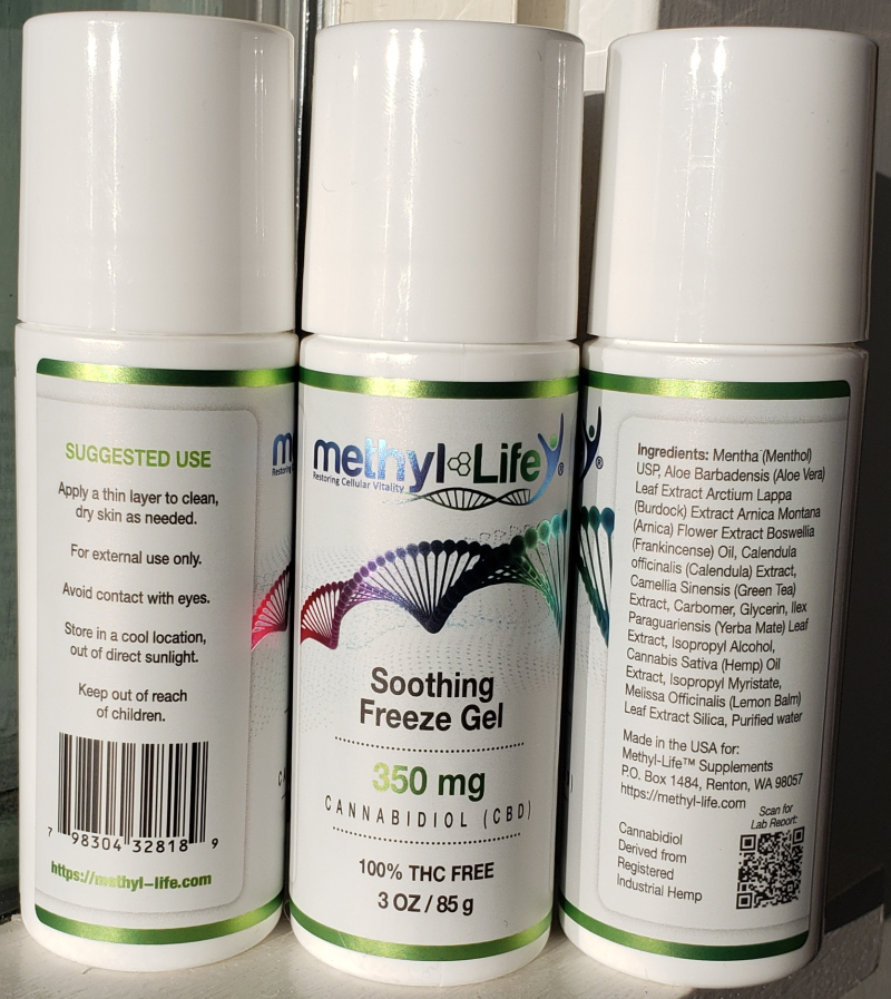 MTHFR Beginner's Special (4 products) PLUS a FREE Pain-Relieving Topical Gel - Methyl-Life Supplements